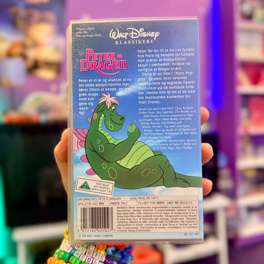 VHS: Peter og Dragen (Disney, danish dub, 80s) - PopCultGang