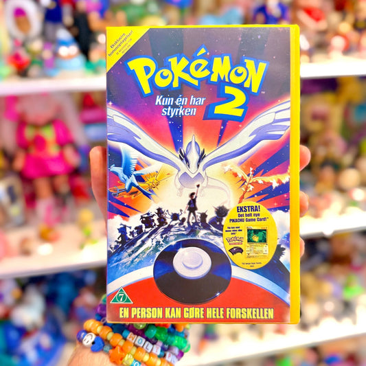 VHS: Pokemon Filmen 2 - Kun En Har Styrken (danish version, 2000s) - PopCultGang