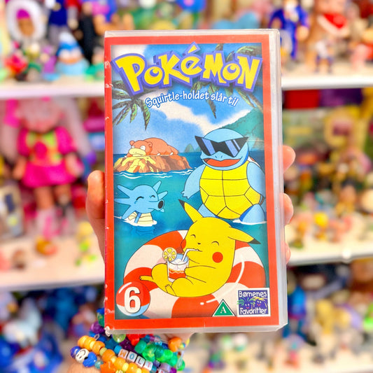 VHS: Pokemon - Squirtle-holdet Slår Til (Serie 1: Nr. 6, 2000) - PopCultGang