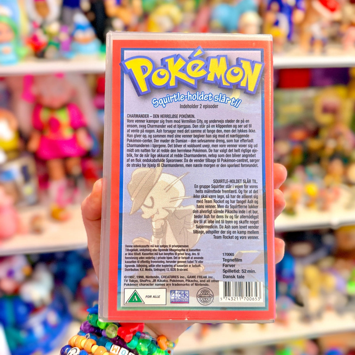 VHS: Pokemon - Squirtle-holdet Slår Til (Serie 1: Nr. 6, 2000) - PopCultGang