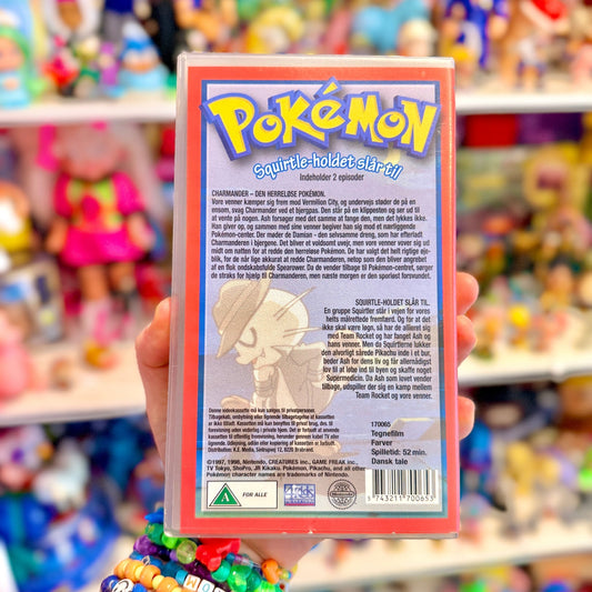 VHS: Pokemon - Squirtle-holdet Slår Til (Serie 1: Nr. 6, 2000) - PopCultGang