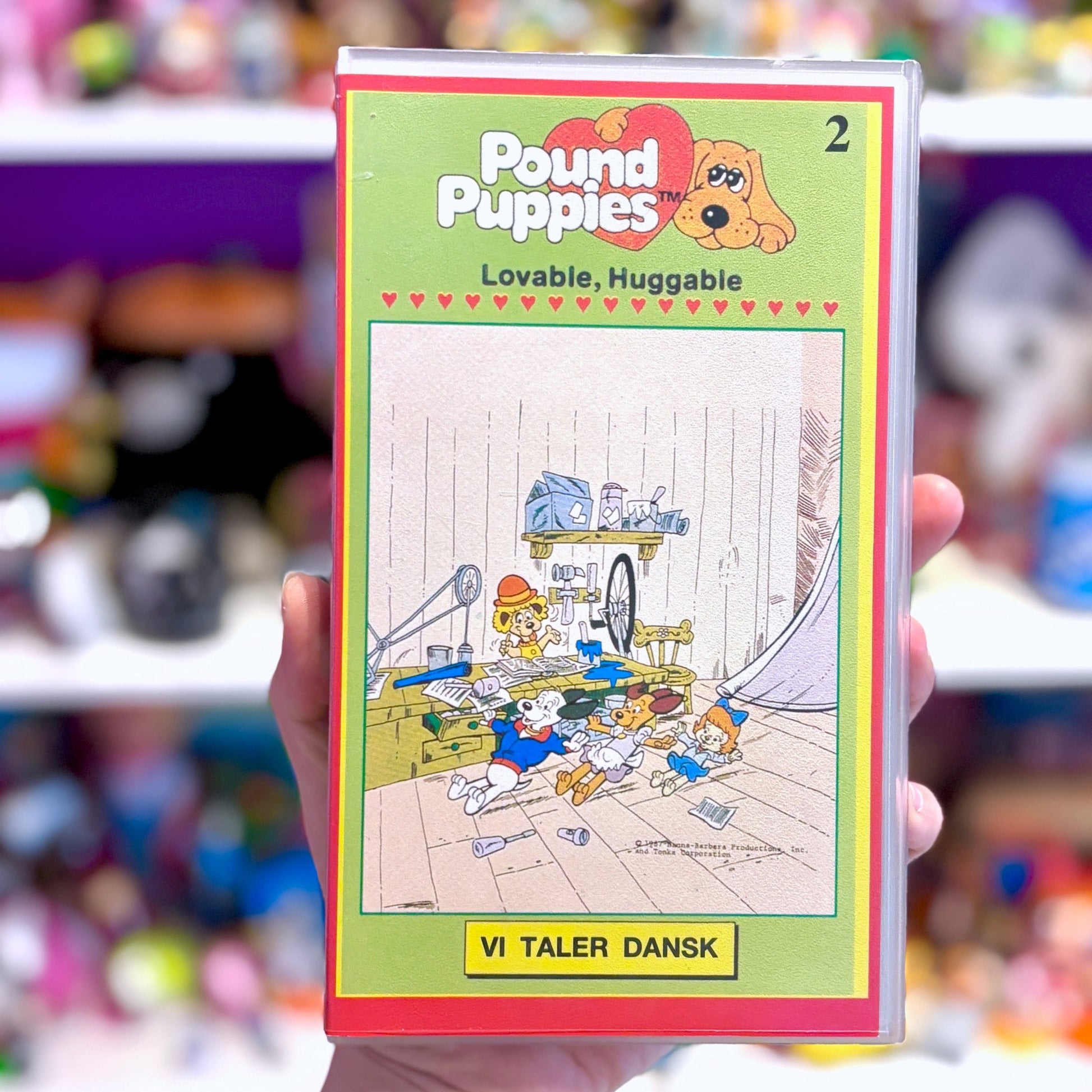 VHS: Pound Puppies Nr. 2: Loveable, Huggable (danish dub, 1986) - PopCultGang