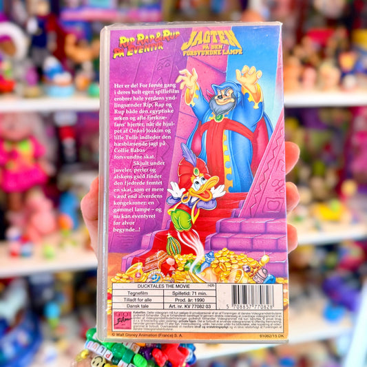 VHS: Rip, Rap & Rup på Eventyr: Jagten På Den Forsvundne Lampe (Disney, danish dub, 1990) - PopCultGang