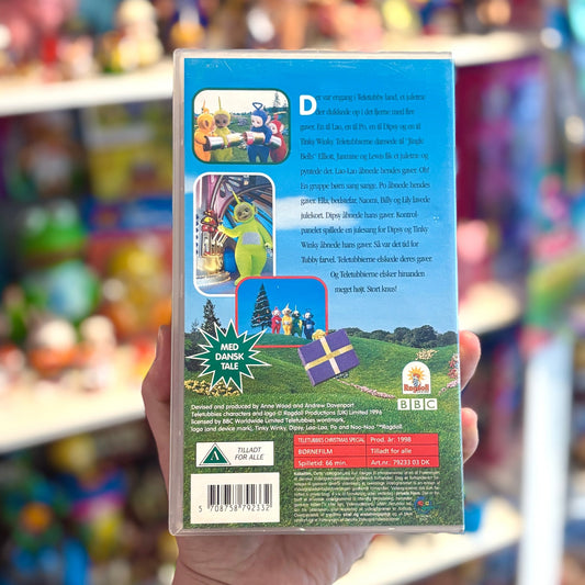 VHS: Teletubbies Christmas Special - "God Jul fra Teletubbies" (Danish, 1998) - PopCultGang