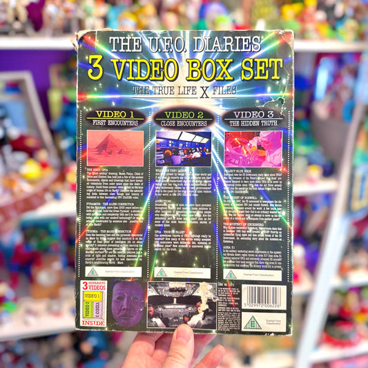VHS: The U.F.O. Diaries - 3 Video Box Set (90s) - PopCultGang