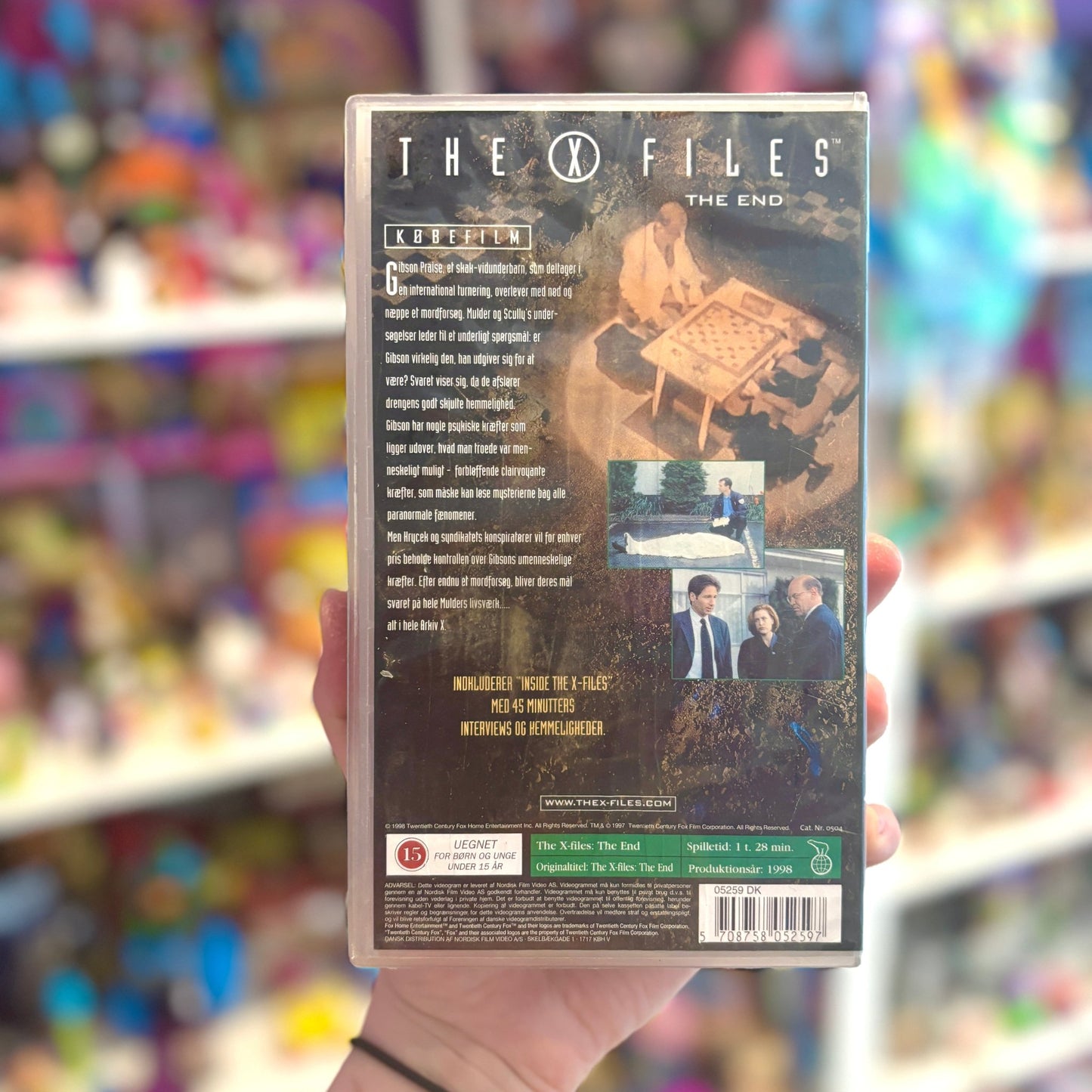 VHS: The X-Files - Strengt Fortroligt - The End (90s) - PopCultGang