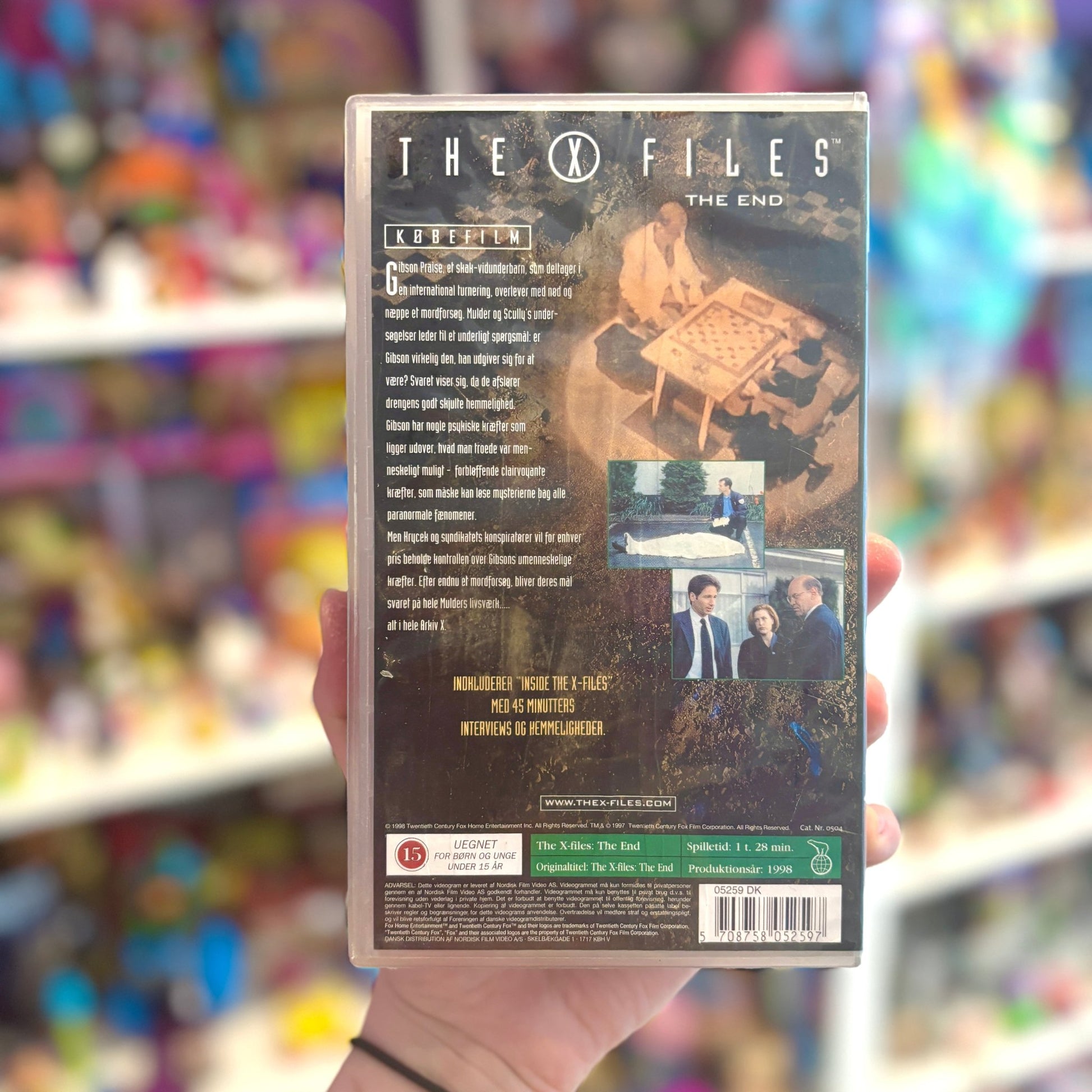 VHS: The X-Files - Strengt Fortroligt - The End (90s) - PopCultGang