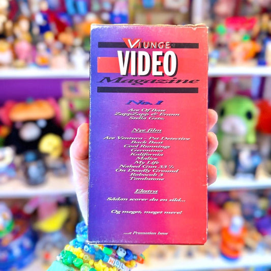 VHS: Vi Unge Magazine No. 1 (danish youth magazine, 90s) - PopCultGang