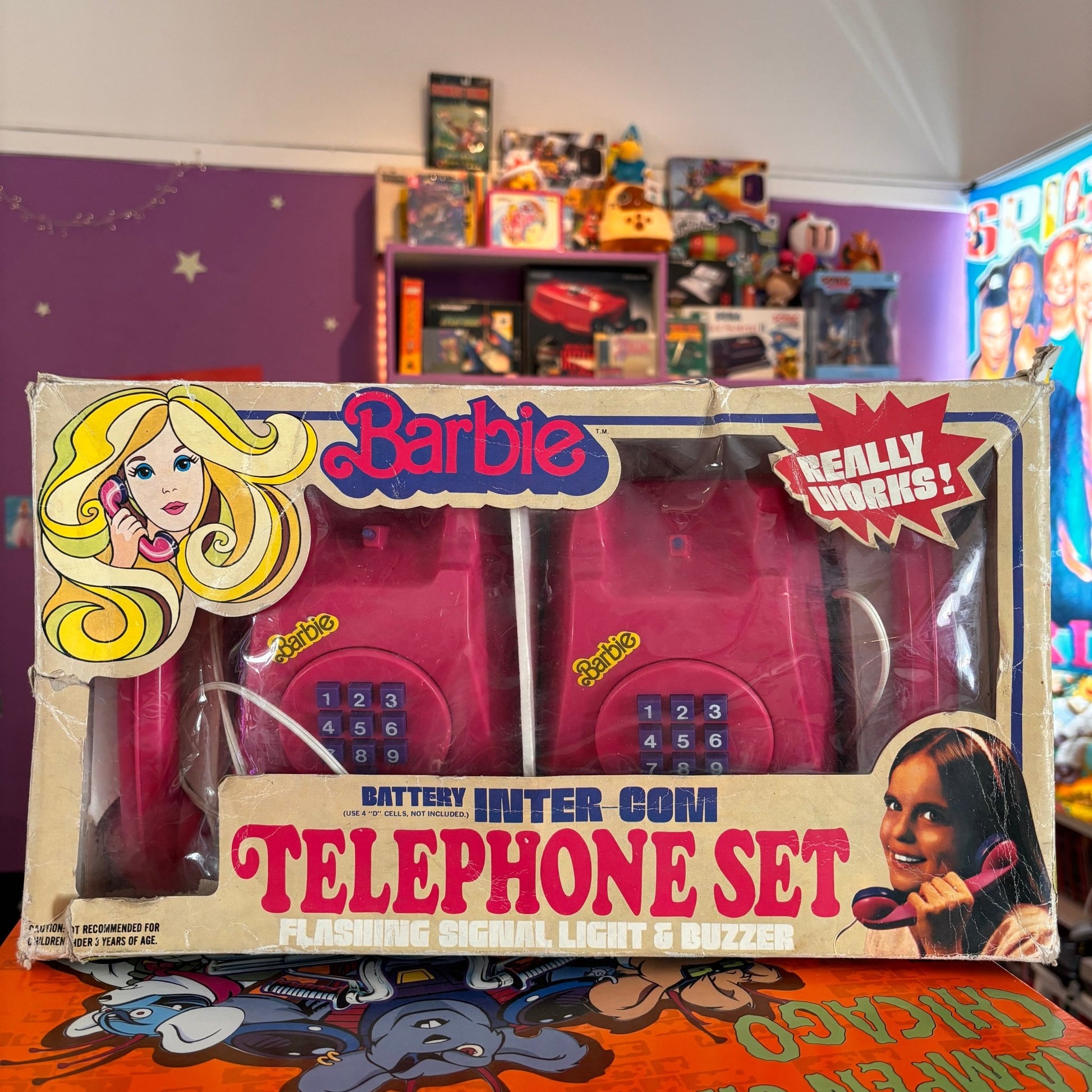 Vintage Barbie Telephone Set (70s) - PopCultGang