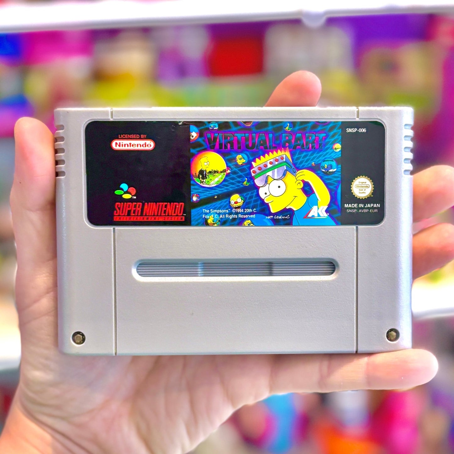 Virtual Bart (SNES) - PopCultGang