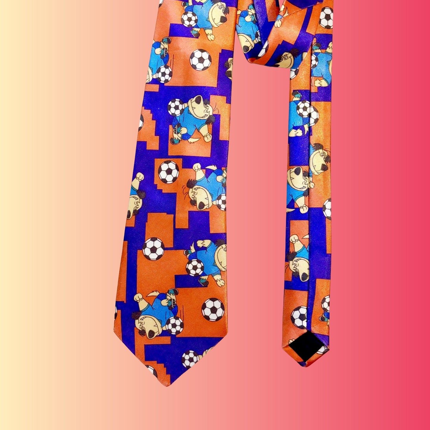 Wacky Races: Muttley Football Silk Tie (Sega Amusement Prize, 1994) - PopCultGang