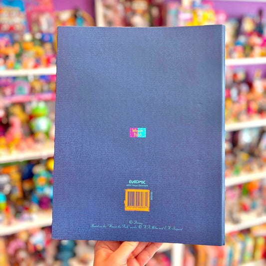 Winnie The Pooh: Blue Sketch Ring-Binder (Disney, Euromic, 90s) - PopCultGang