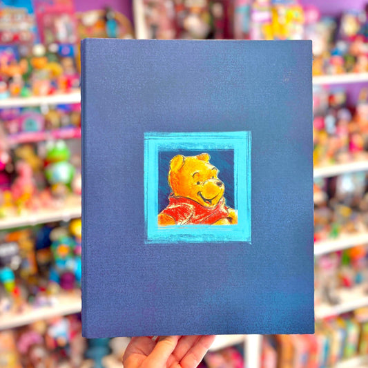 Winnie The Pooh: Blue Sketch Ring-Binder (Disney, Euromic, 90s) - PopCultGang