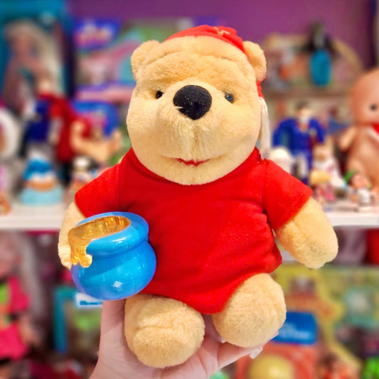 Winnie the Pooh: Honey Pot Light-Up - Night Light Friend Plush (Disney, 1998) - PopCultGang