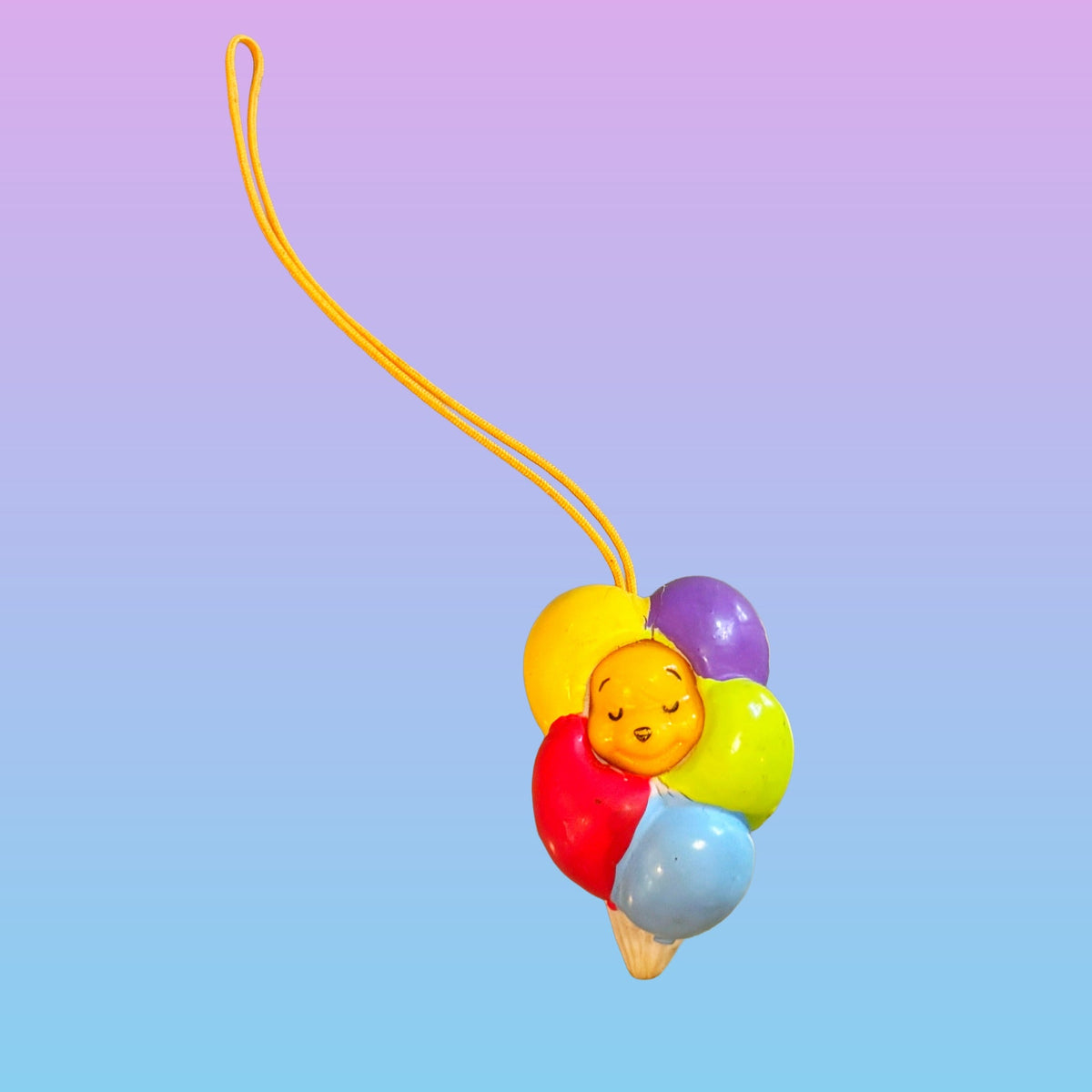 Winnie The Pooh: Peek-A-Pooh Balloon Pooh - Phone Charm Dangler Gachapon (Disney, 2000s) - PopCultGang