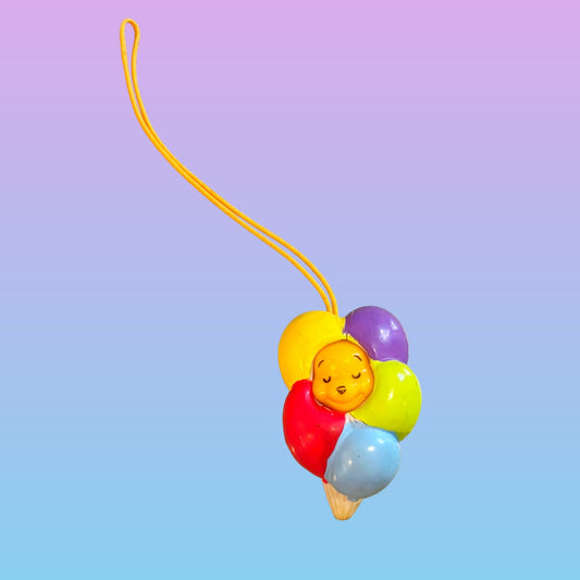 Winnie The Pooh: Peek-A-Pooh Balloon Pooh - Phone Charm Dangler Gachapon (Disney, 2000s) - PopCultGang