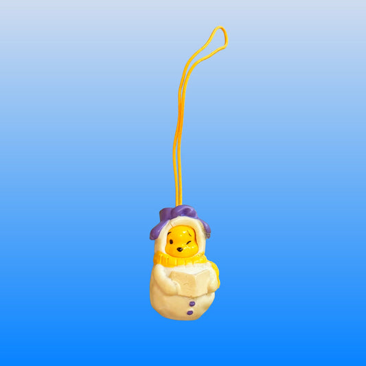 Winnie The Pooh: Peek-A-Pooh Snowman - Phone Charm Dangler Gachapon (Disney, 2000s) - PopCultGang