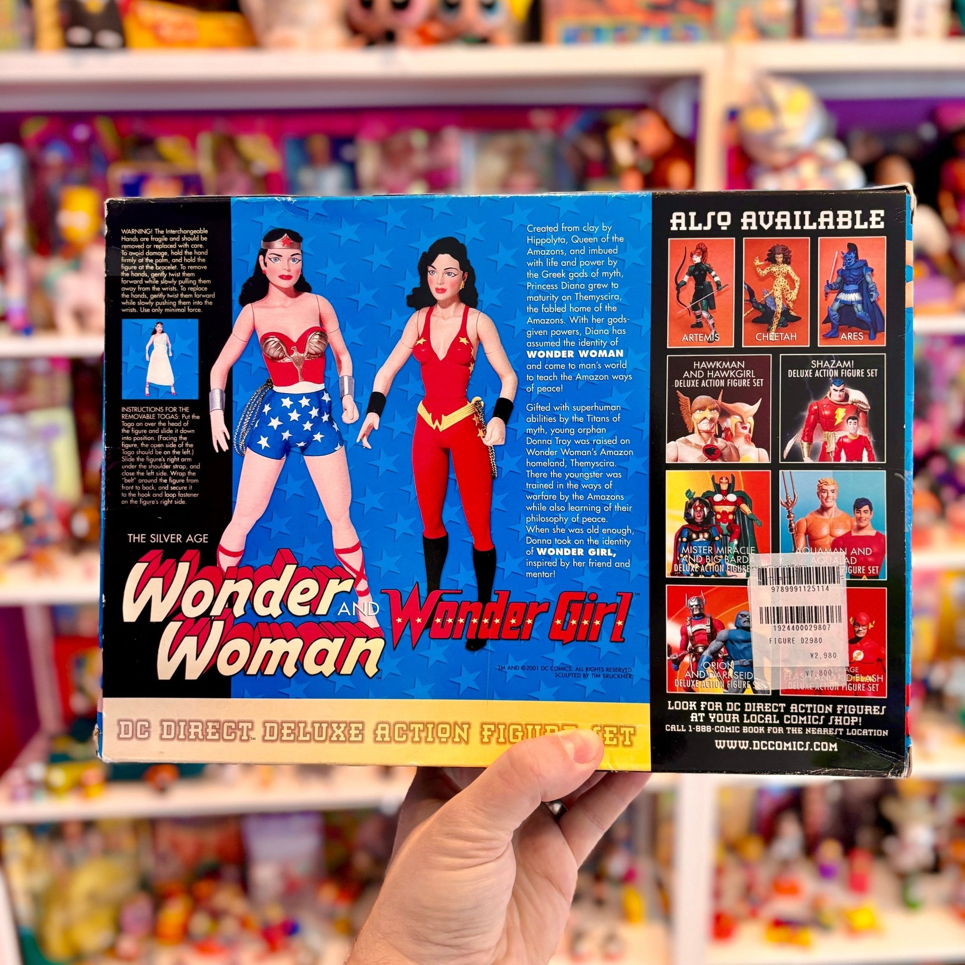 Wonder Woman and Wonder Girl DC Direct Deluxe Action Figure Set - PopCultGang