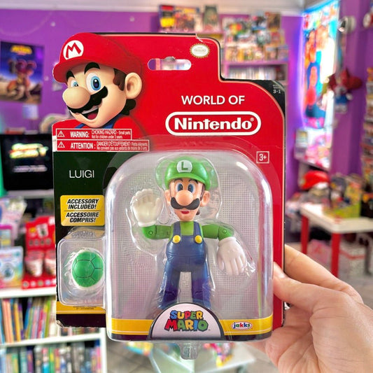 World of Nintendo: Luigi 4" Action Figure Collection (Jakks, 2017) - PopCultGang