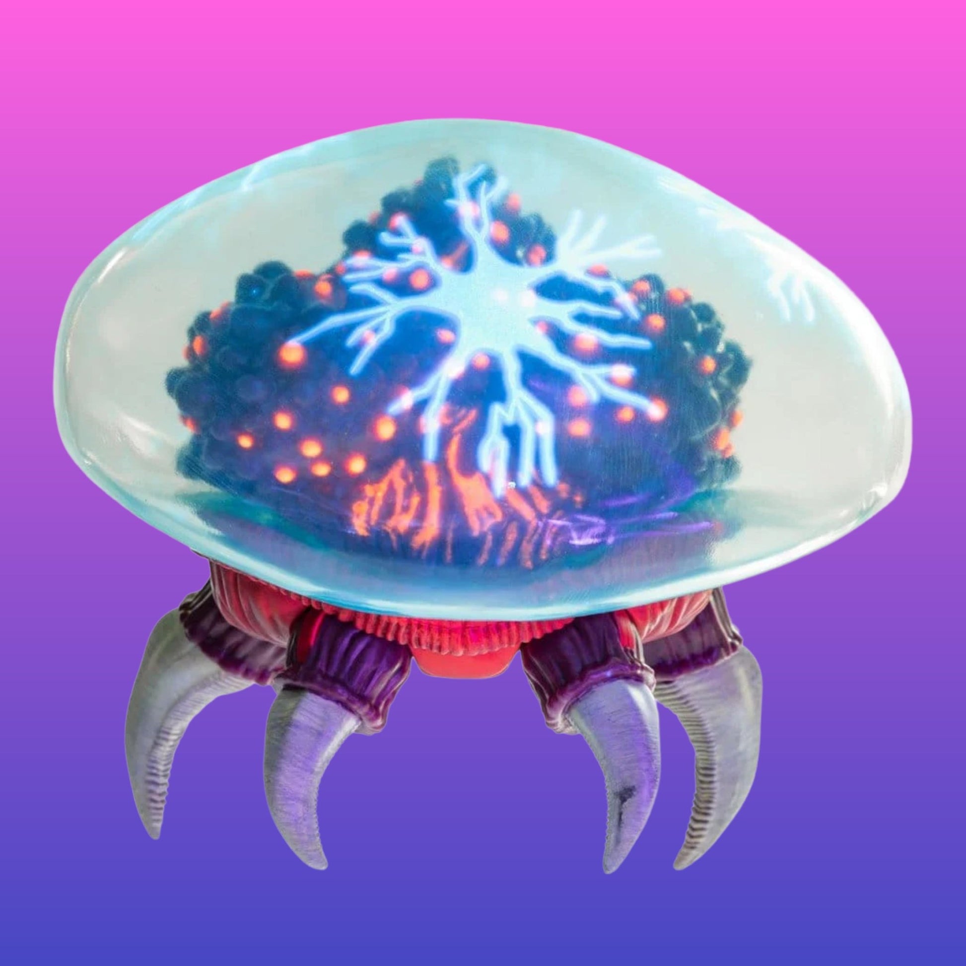 World of Nintendo: Metroid Prime - Ultraviolet Glow Metroid Figure Lamp - PopCultGang