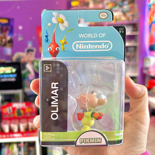 World of Nintendo: Pikmin - Captain Olimar 6cm Collectible Figurine (Series 1 - 1, Jakks, 2015) - PopCultGang