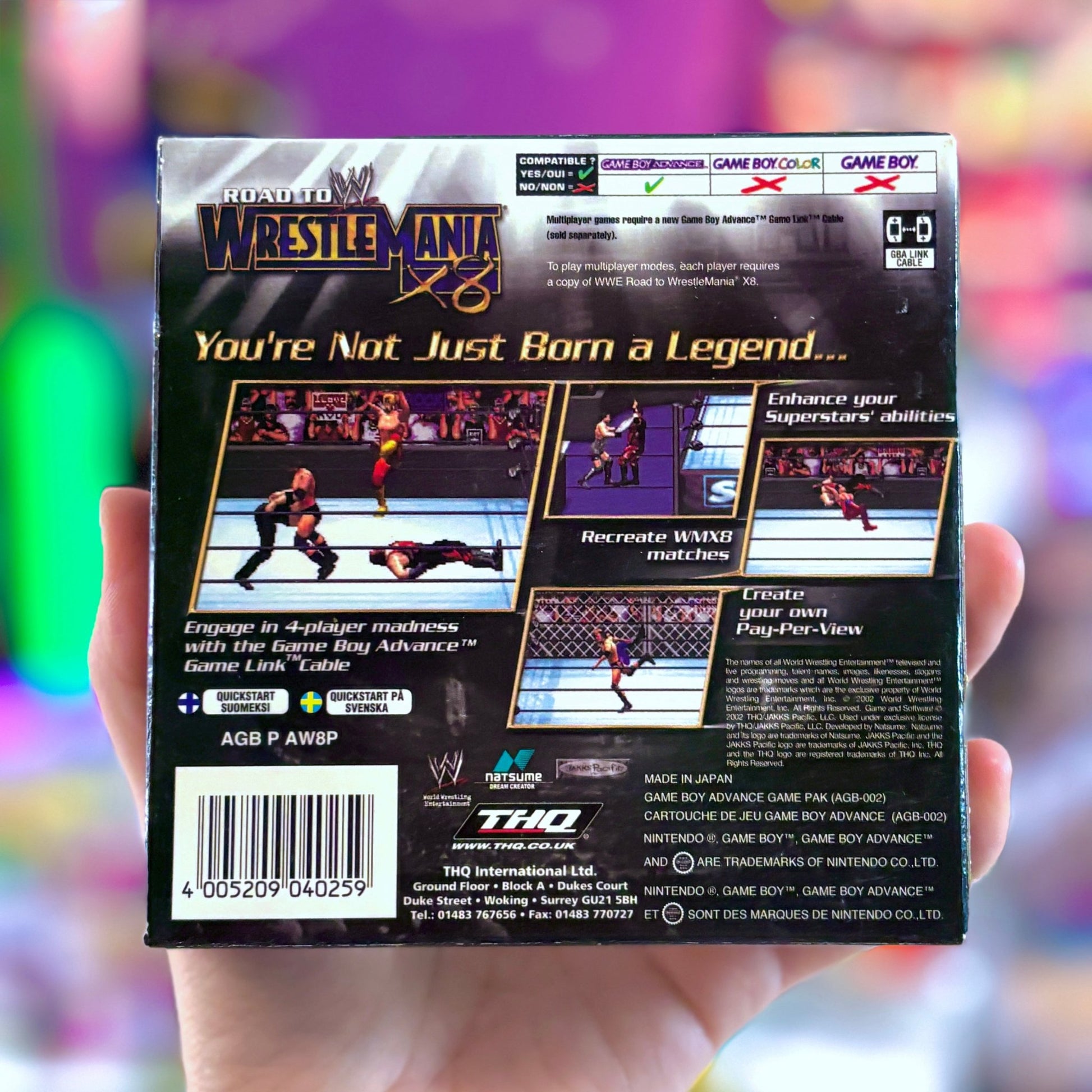 WWE: Road To Wrestlemania X8 (CIB, Gameboy Advance) - PopCultGang