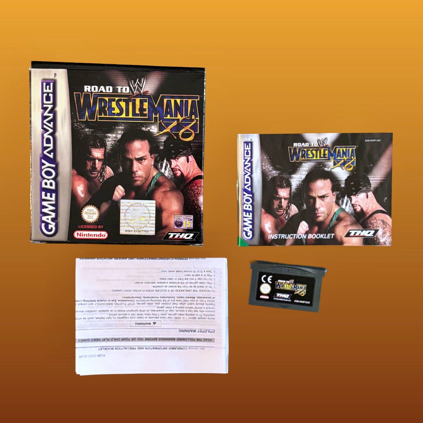 WWE: Road To Wrestlemania X8 (CIB, Gameboy Advance) - PopCultGang