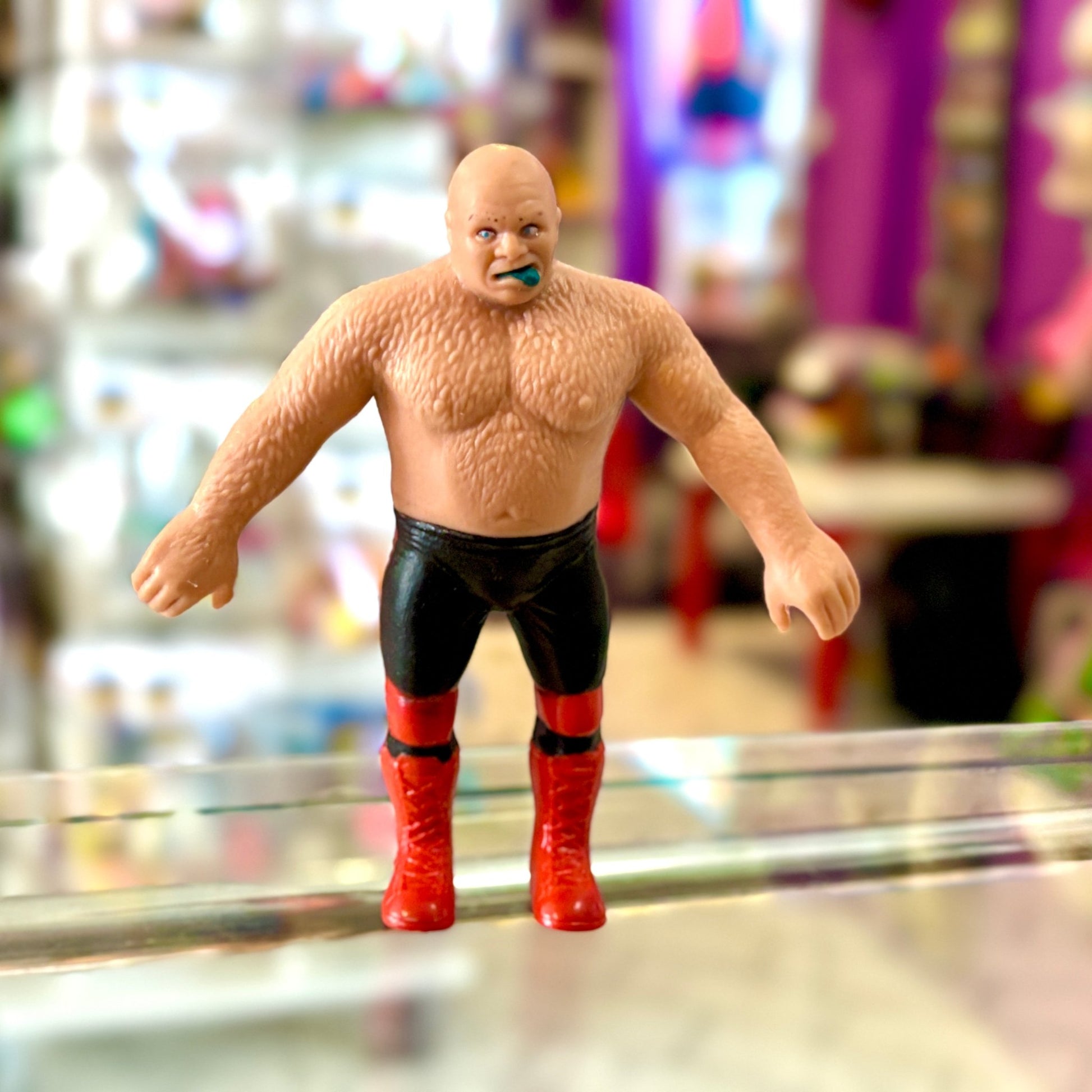 WWF: George Steele "The Animal" Bendies Rubber Figure (1986, LJN) - PopCultGang