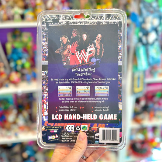 WWF World Wrestling Federation Handheld LDC Game (MOC, 1998) - PopCultGang