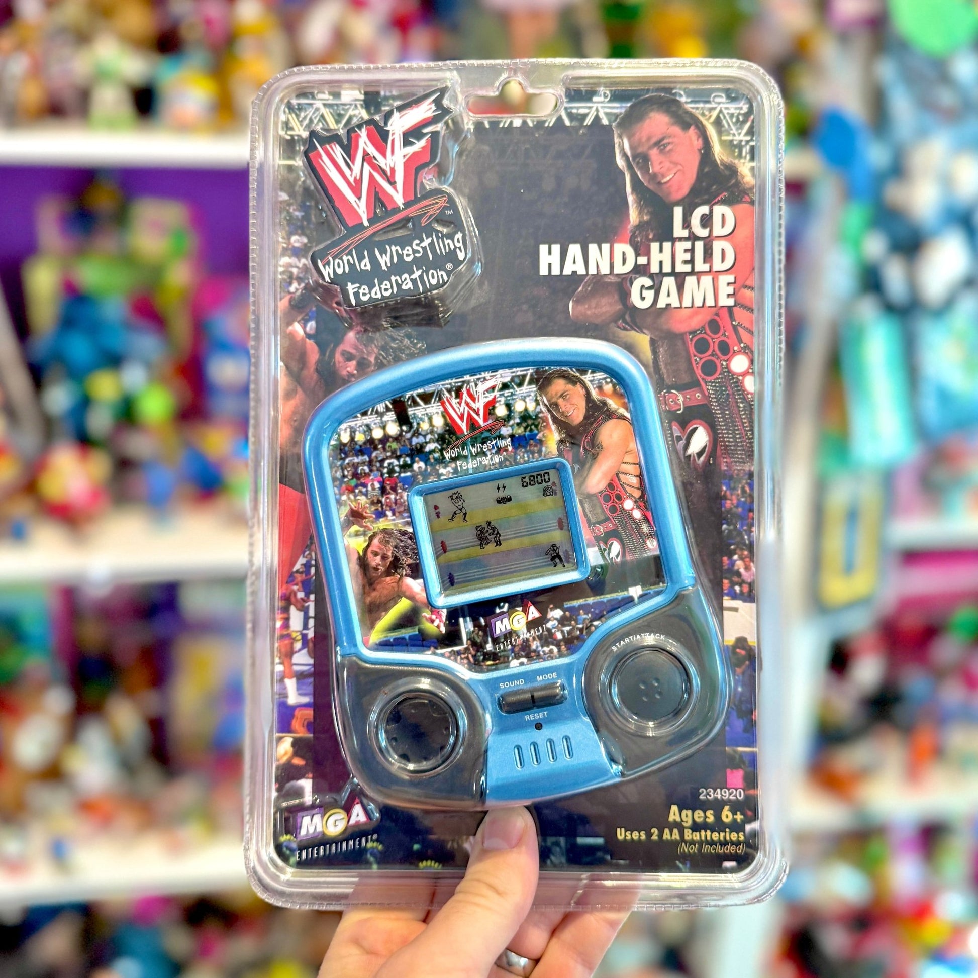 WWF World Wrestling Federation Handheld LDC Game (MOC, 1998) - PopCultGang