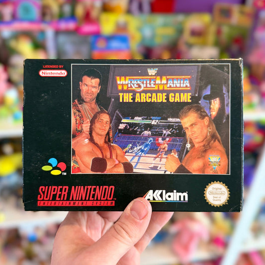 WWF Wrestlemania: The Arcade Game (CIB, SNES) - PopCultGang