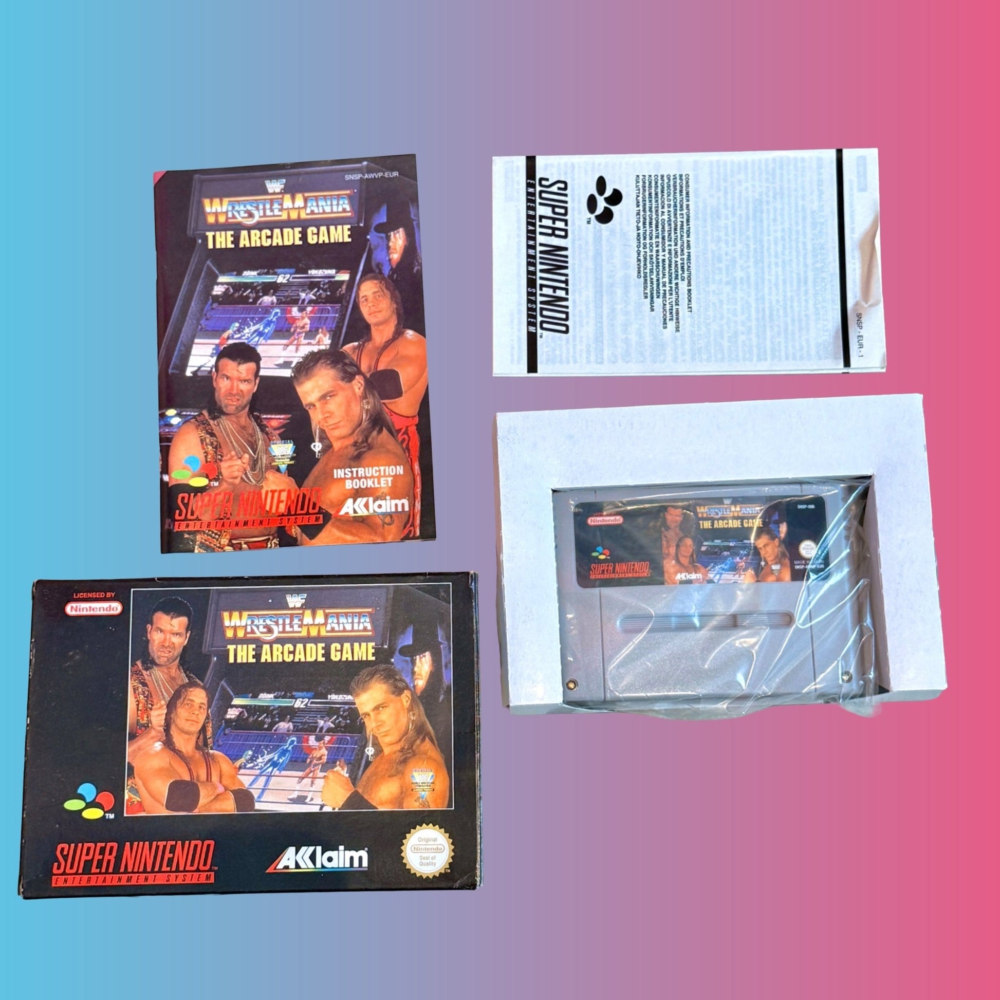 WWF Wrestlemania: The Arcade Game (CIB, SNES) - PopCultGang