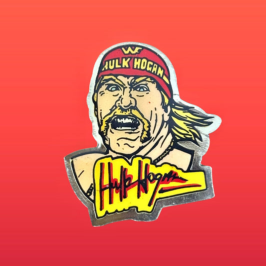 WWF / WWE: Wrestling - Hulk Hogan Enamel Pin (1993) - PopCultGang