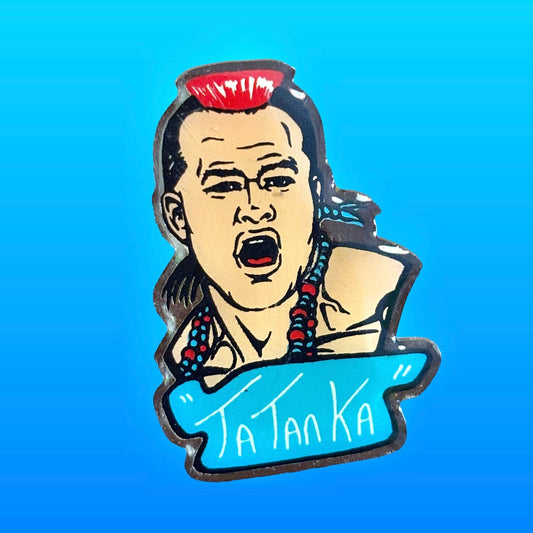 WWF / WWE: Wrestling - Ta Tan Ka Enamel Pin (1993) - PopCultGang