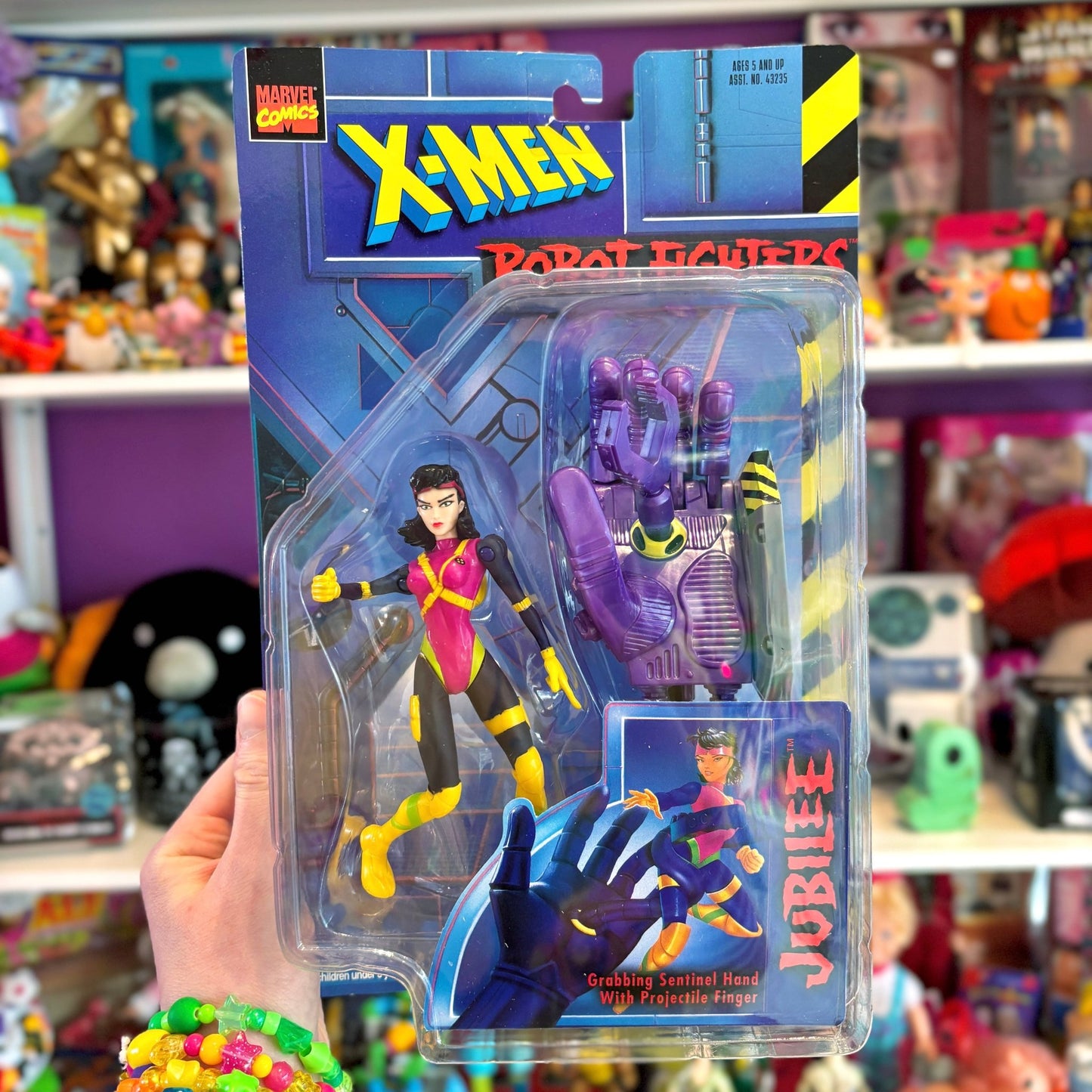 X - Men: Robot Fighters - Jubilee Action Figure (MOC, Marvel, Toy Biz, 1997) - PopCultGang