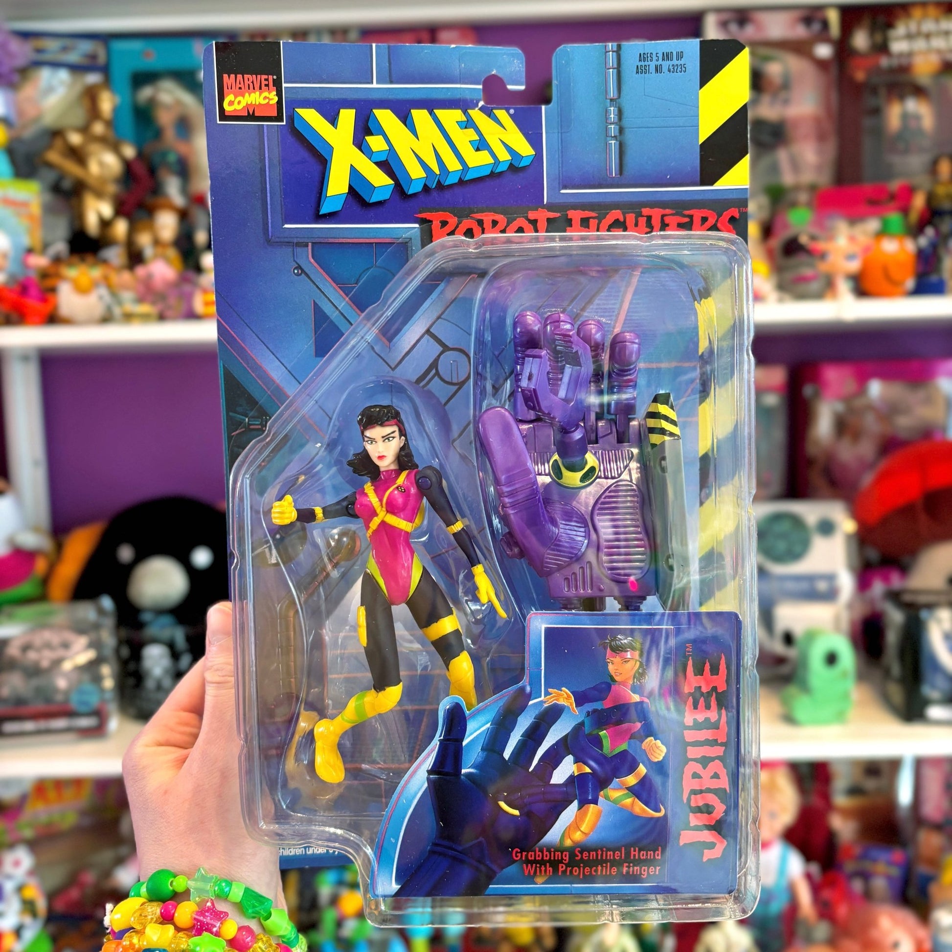 X - Men: Robot Fighters - Jubilee Action Figure (MOC, Marvel, Toy Biz, 1997) - PopCultGang