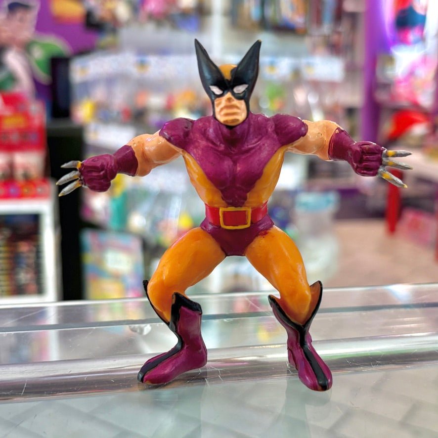 X - men: Wolverine PVC Rubber Figure (Marvel, Comics Spain, 1990) - PopCultGang