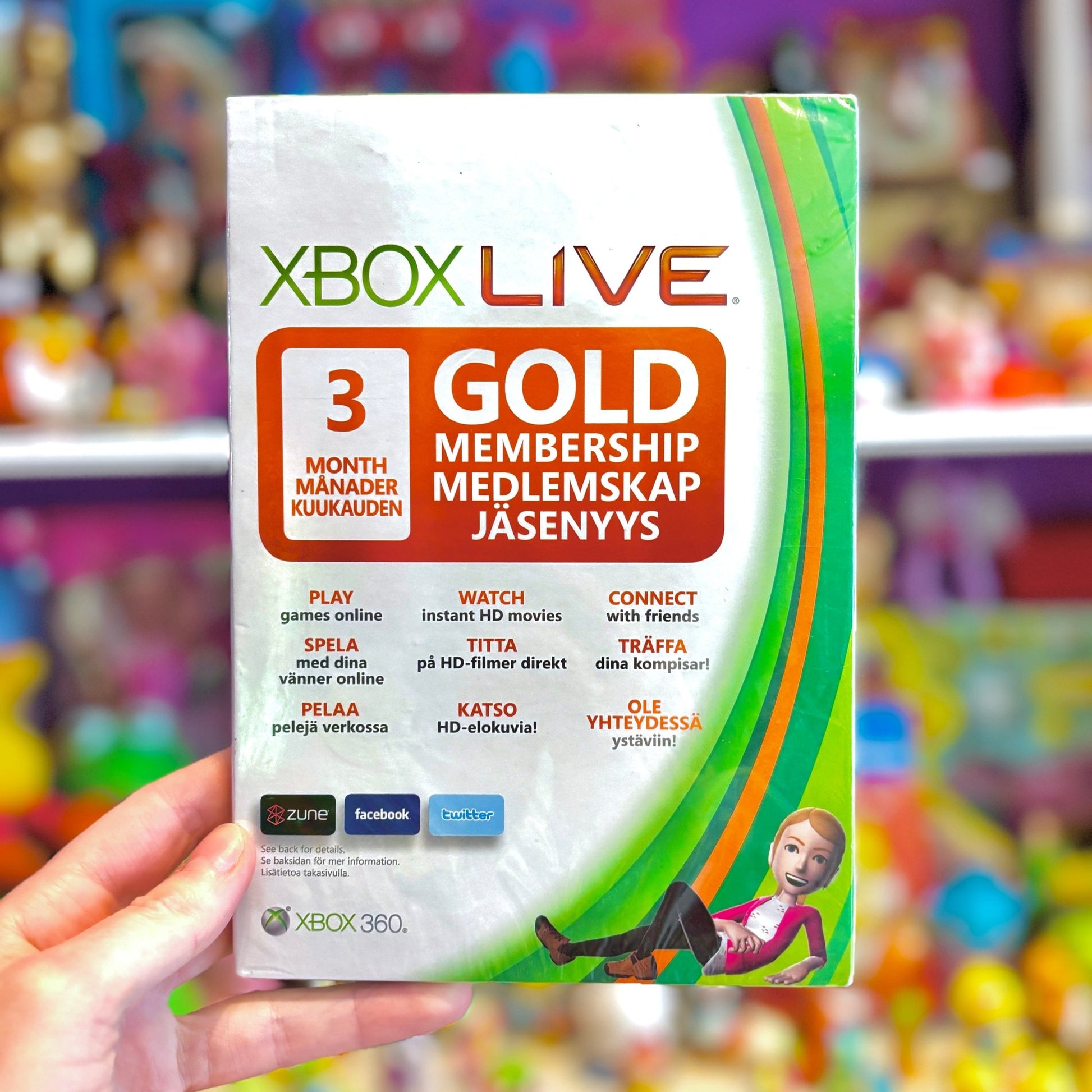 Xbox Live 3 Months Gold Membership - Physical Sealed Card (Xbox 360) - PopCultGang