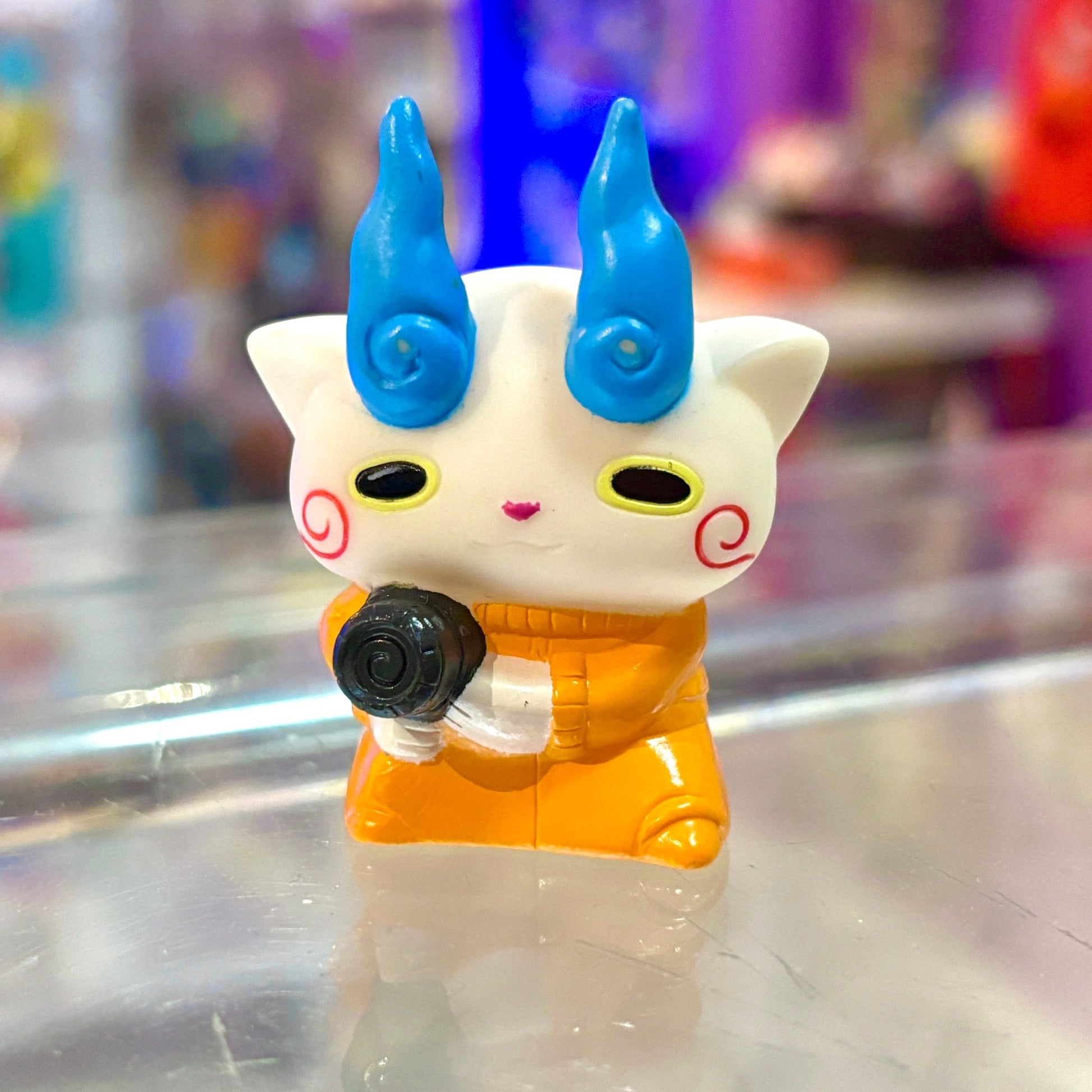 Yo - Kai Watch: B Komasan Finger Puppet - Soft Vinyl Figure (2010s) - PopCultGang