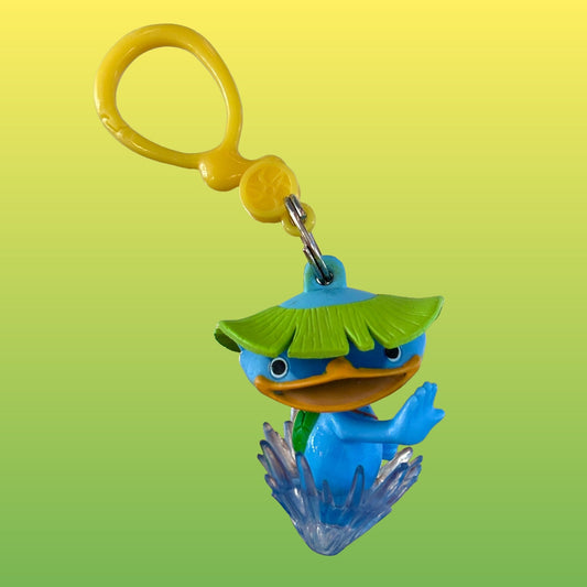Yo-Kai Watch: Walkappa Backpack Hanger Vinyl Figure (Level-5, 2010s) - PopCultGang