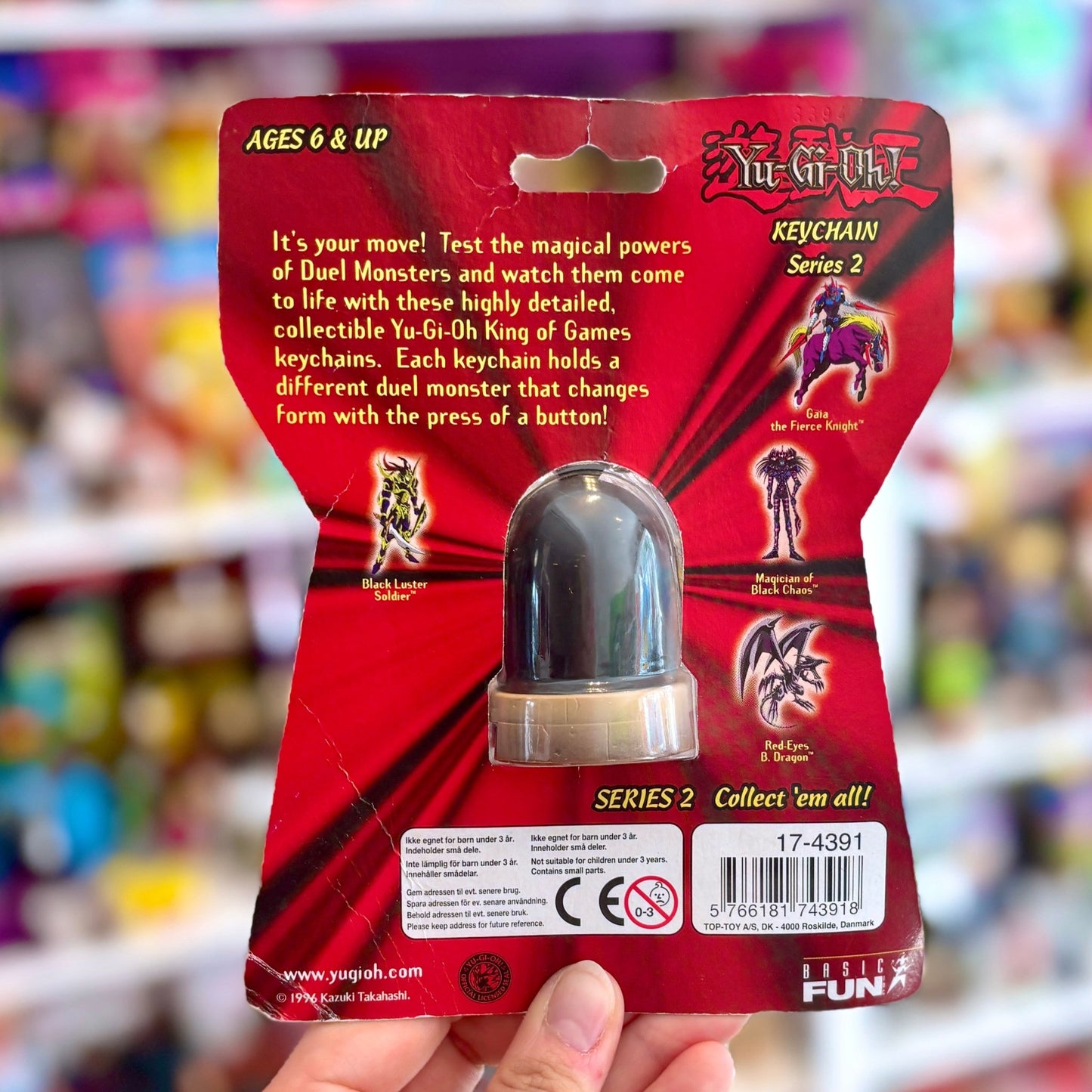 Yu-Gi-Oh: Keychain Series 2 - Black Luster Soldier (2000s) - PopCultGang
