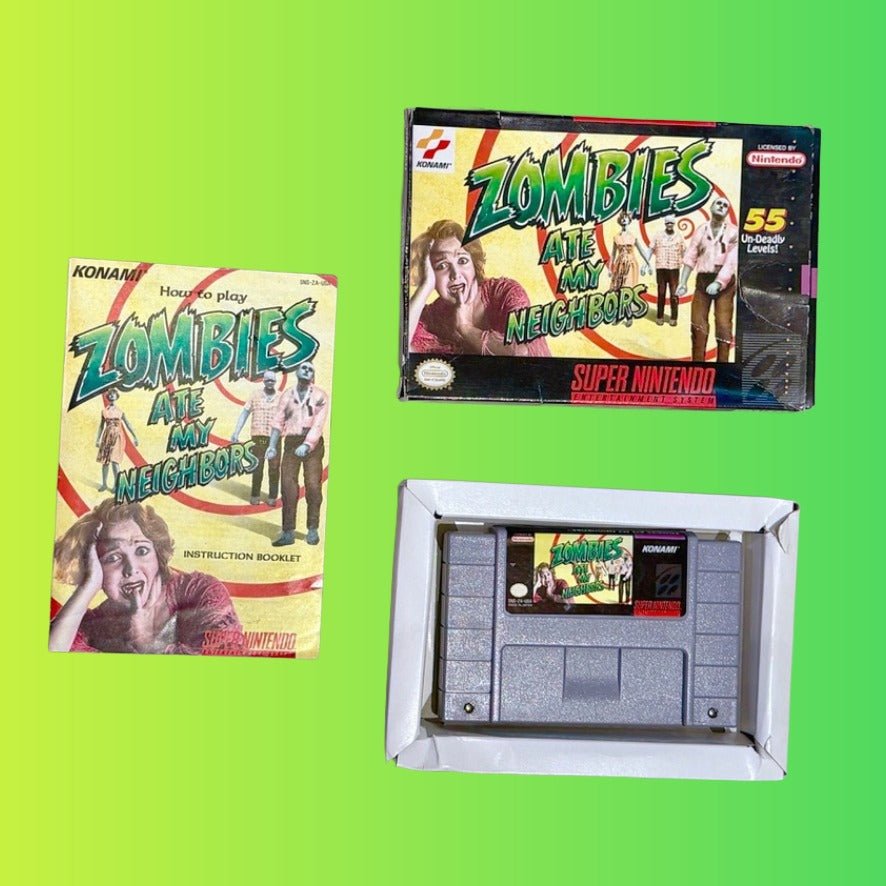 Zombies Ate My Neighbors (CIB, NTSC, SNES) - PopCultGang