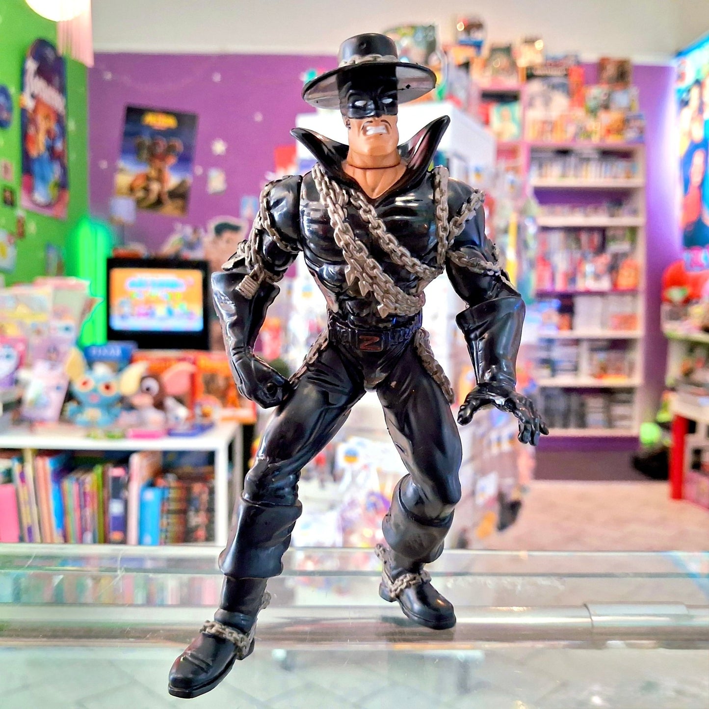 Zorro: Chain Mail Zorro Action Figure (Playmates, 1998) - PopCultGang